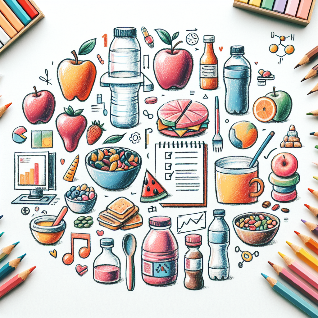 Pastelková ilustrace znázorňující téma: Zdraví