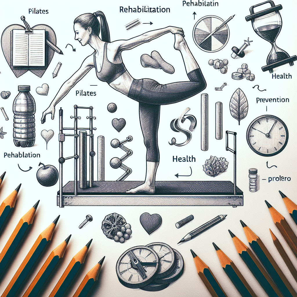 Pastelková ilustrace znázorňující téma: Zdraví a fitness