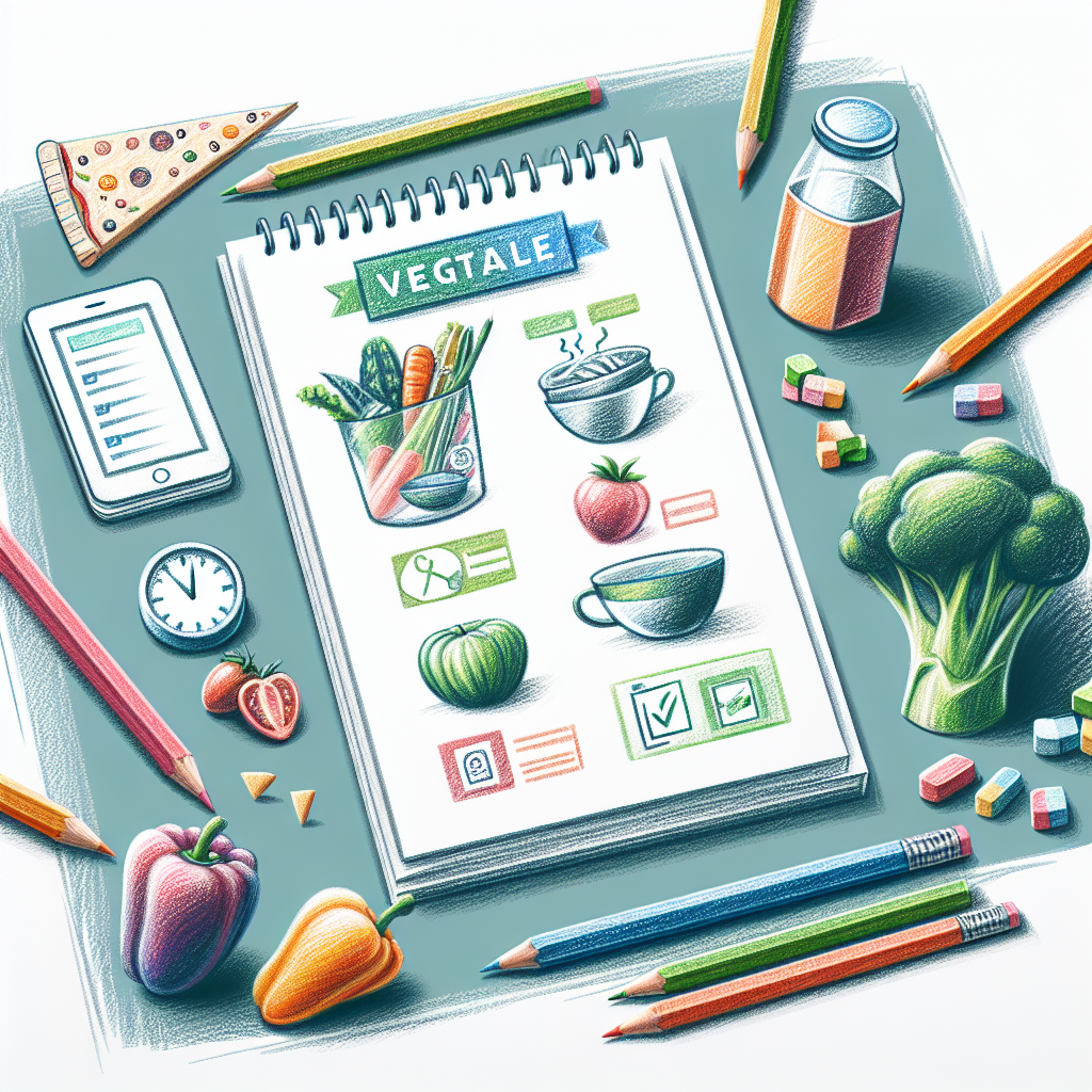 Pastelková ilustrace znázorňující téma: Zdravé stravování