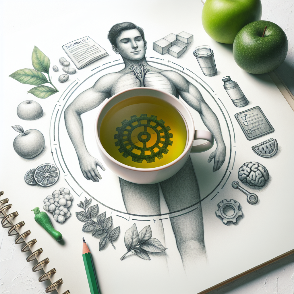 Pastelková ilustrace znázorňující téma: Hubnutí a zdraví