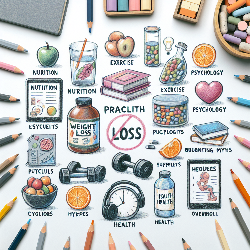 Pastelková ilustrace znázorňující téma: Hubnutí