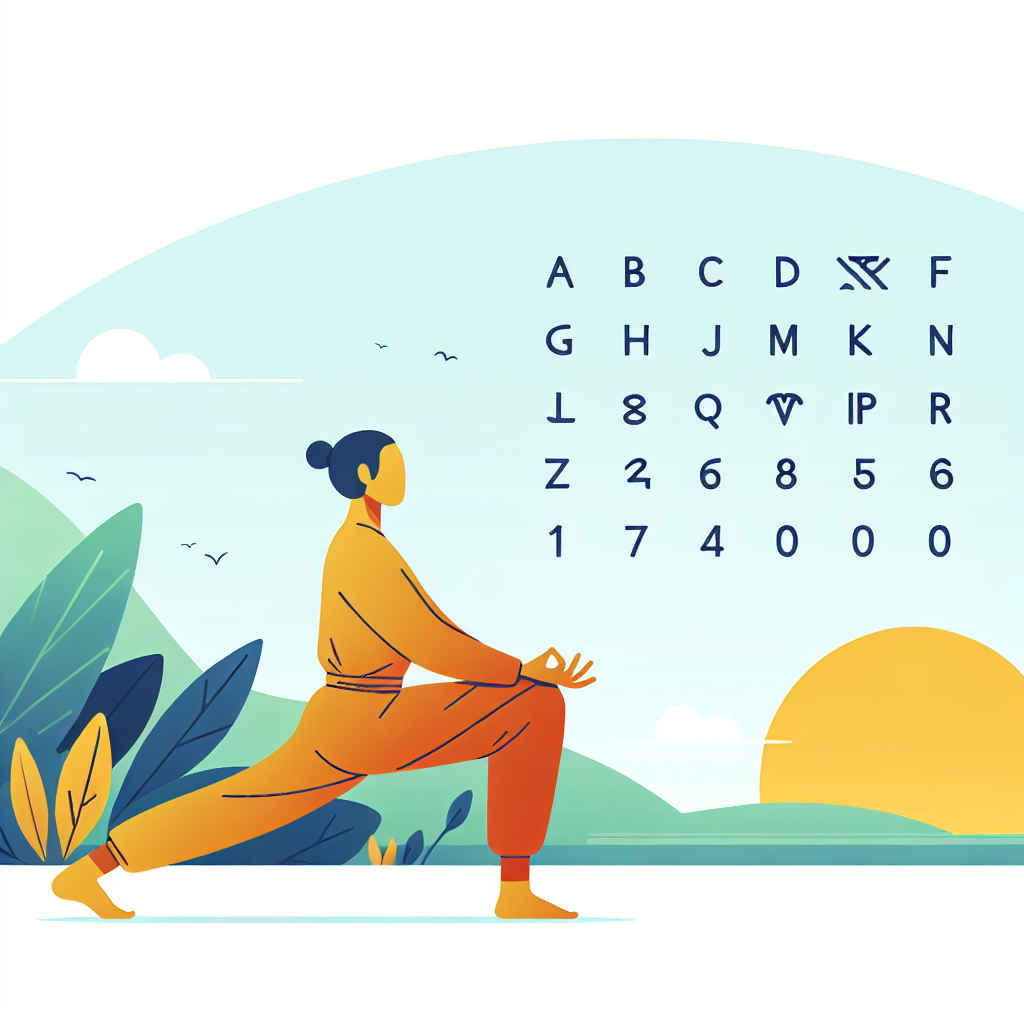 Ilustrace znázorňující téma: Zdraví a cvičení