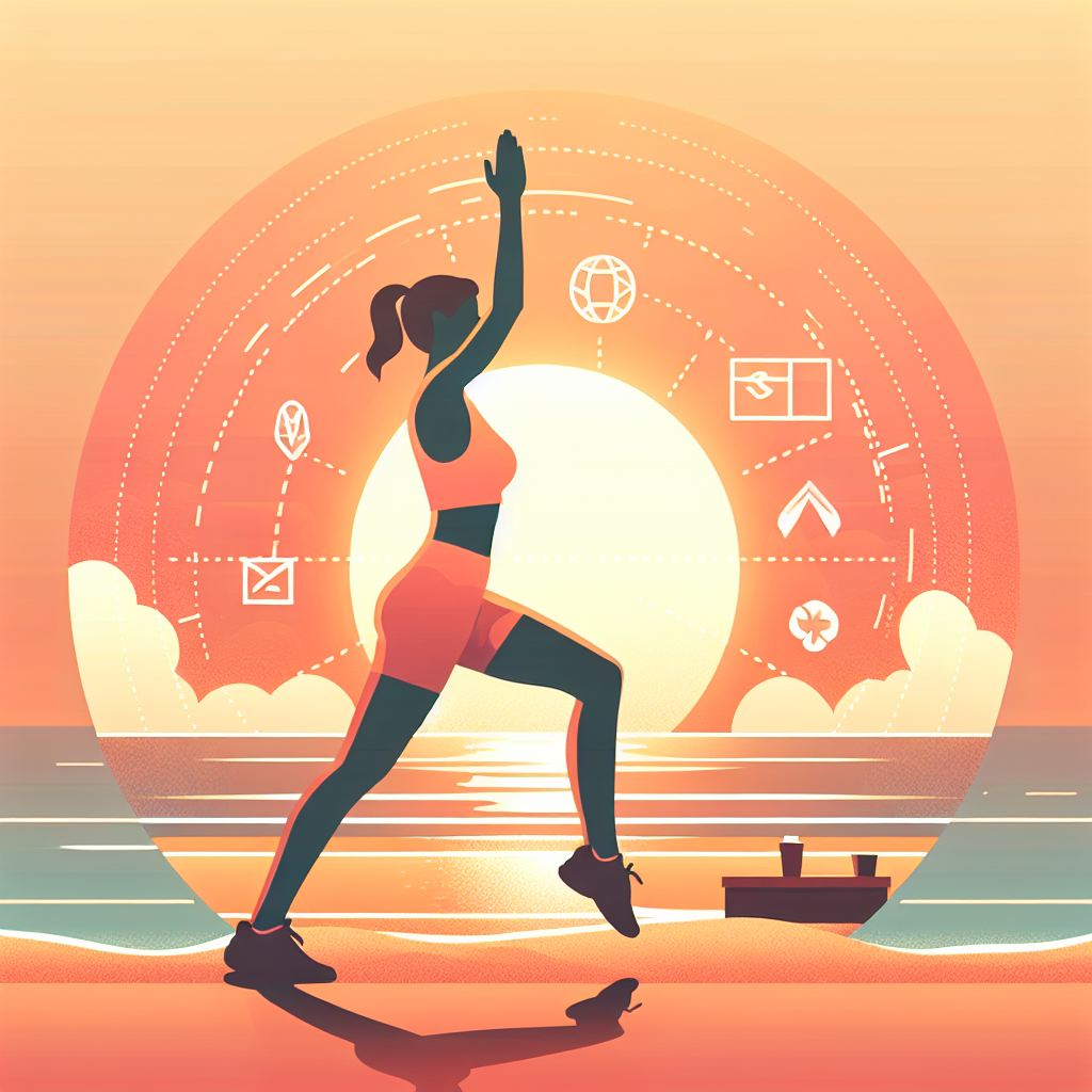 Ilustrace znázorňující téma: Fitness a zdraví