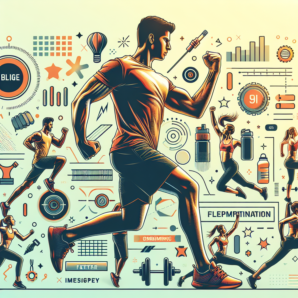Ilustrace znázorňující téma: Cvičení a fitness