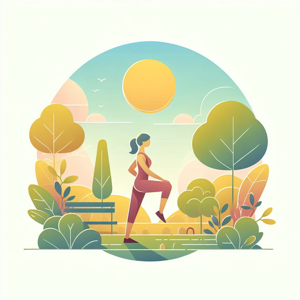 Ilustrace znázorňující téma: Fitness a zdraví