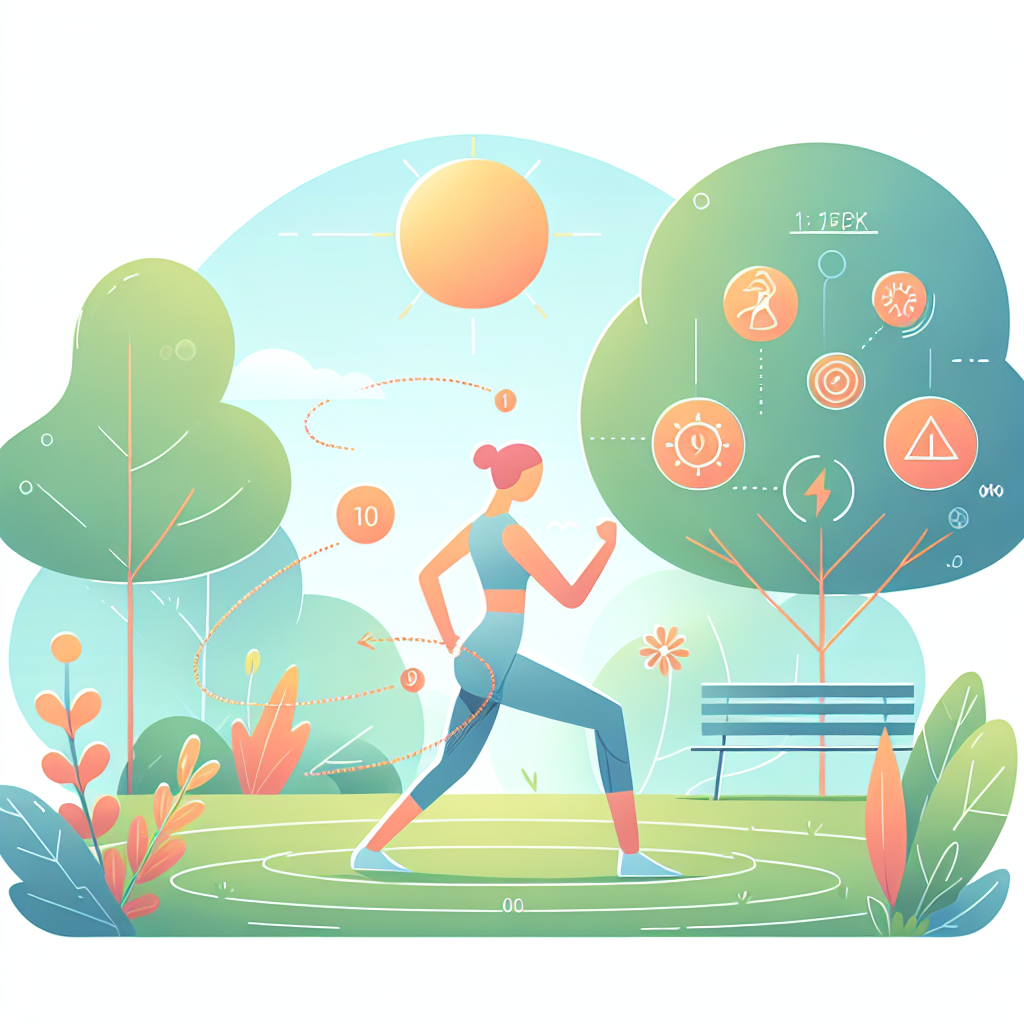 Ilustrace znázorňující téma: Cvičení a zdraví