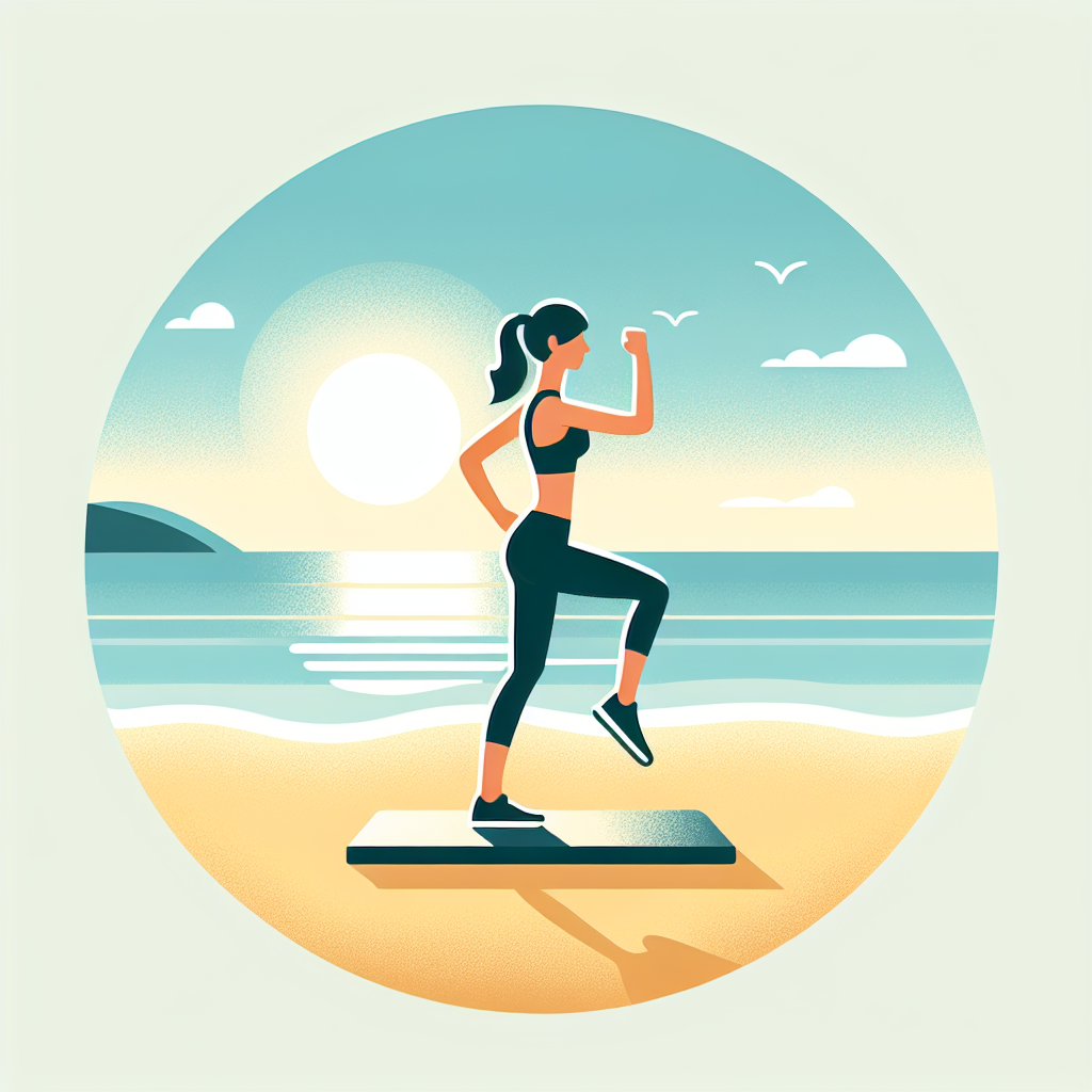 Ilustrace znázorňující téma: Cvičení a fitness