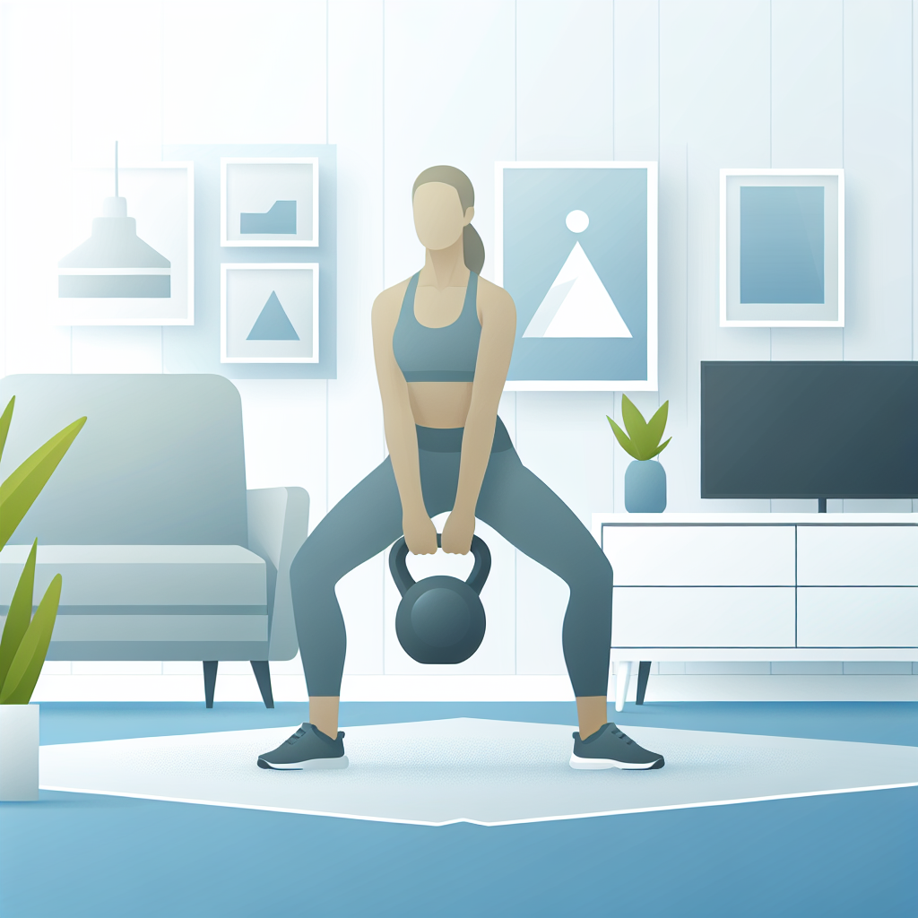 Ilustrace znázorňující téma: Fitness a cvičení