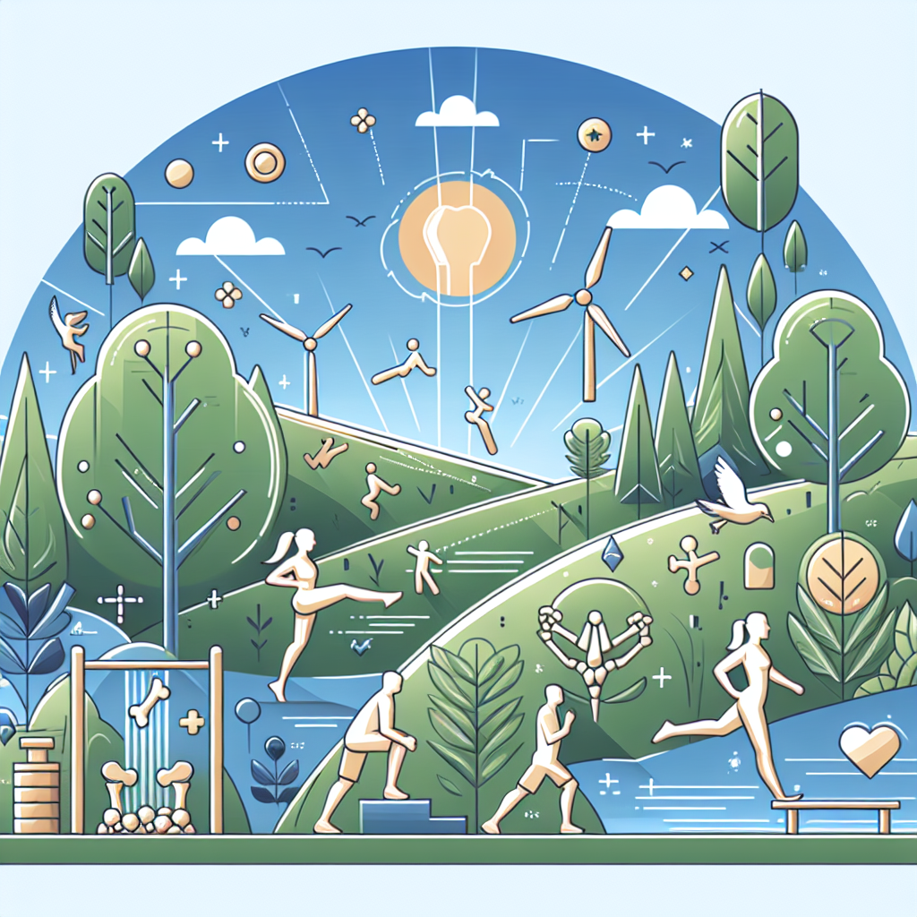 Ilustrace znázorňující téma: Zdraví a životní styl