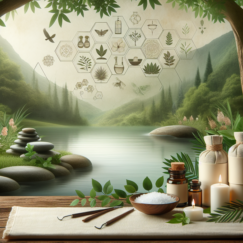 Ilustrace znázorňující téma: Zdraví a wellness