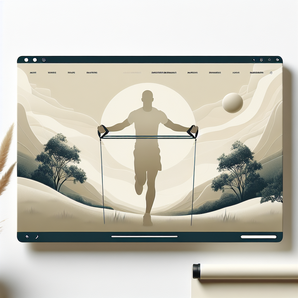Ilustrace znázorňující téma: Běh a cvičení