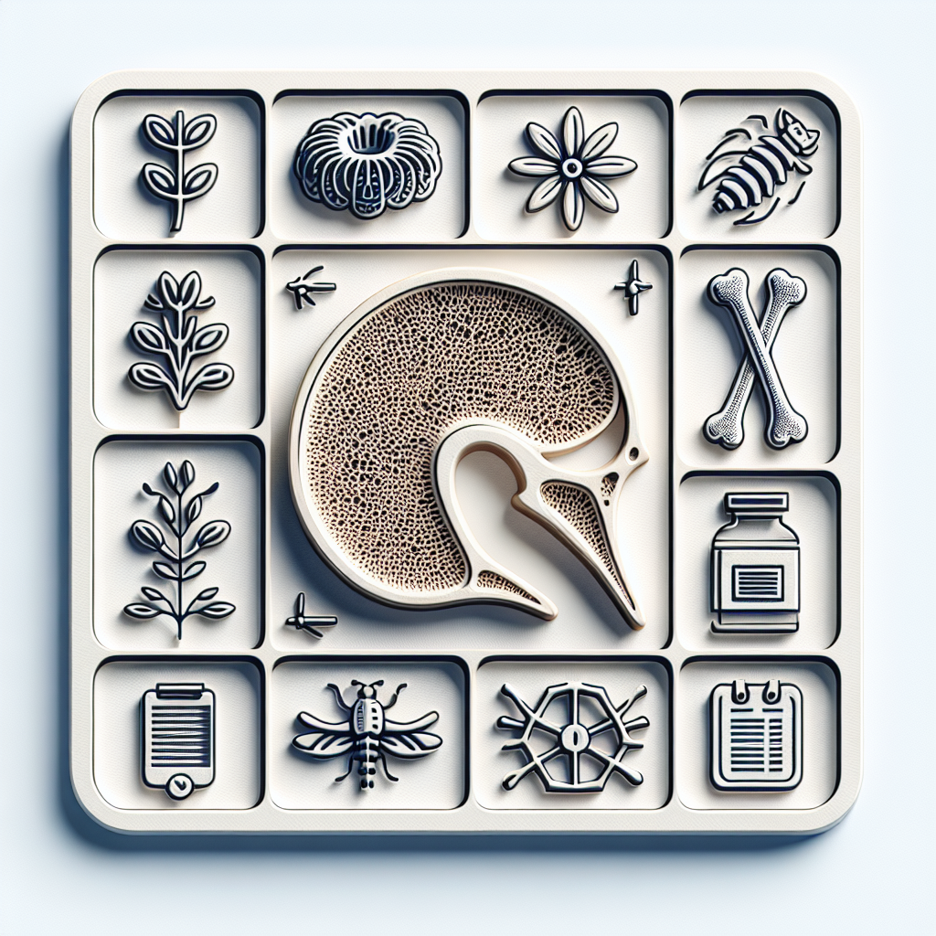 Ilustrace znázorňující téma: Osteoporóza