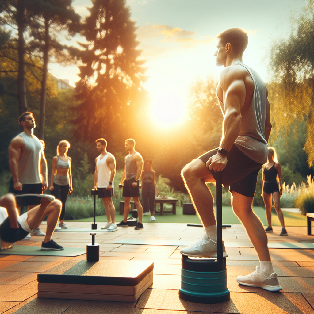 Ilustrace znázorňující téma: Cvičení a fitness