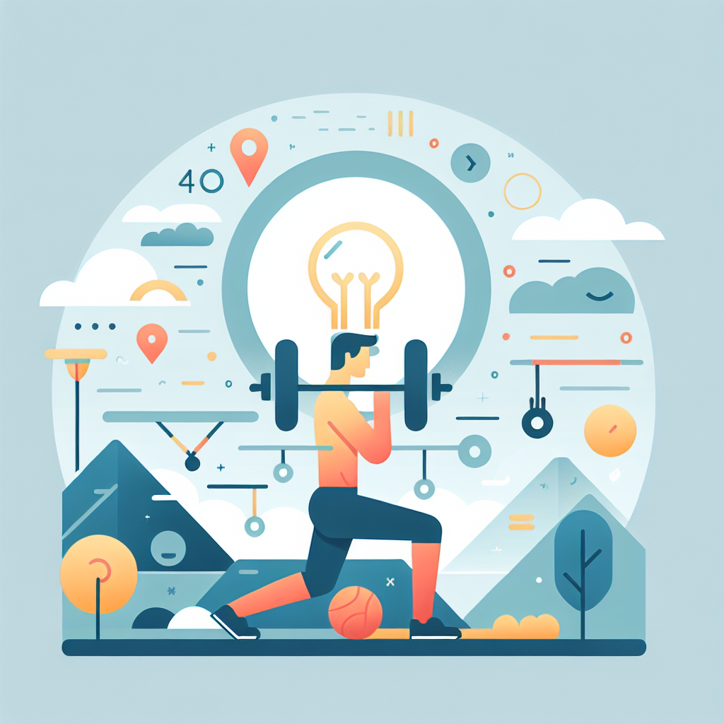 Ilustrace znázorňující téma: Fitness a zdraví