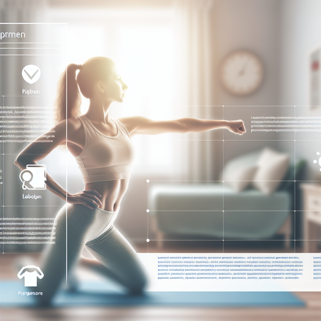 Ilustrace znázorňující téma: Cvičení a fitness