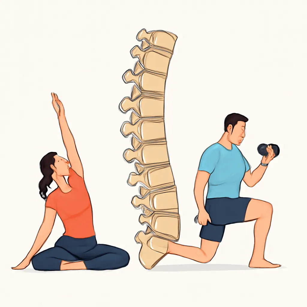 Ilustrace znázorňující téma: Zdraví a wellness