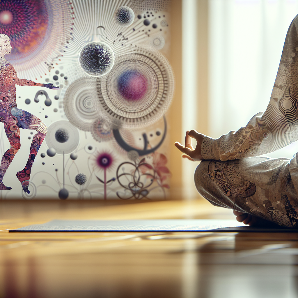 Ilustrace znázorňující téma: Zdraví a cvičení