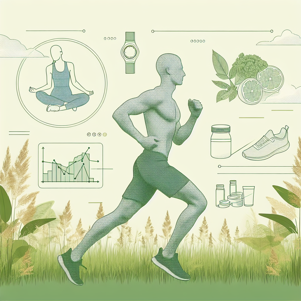 Ilustrace znázorňující téma: Zdraví a wellness