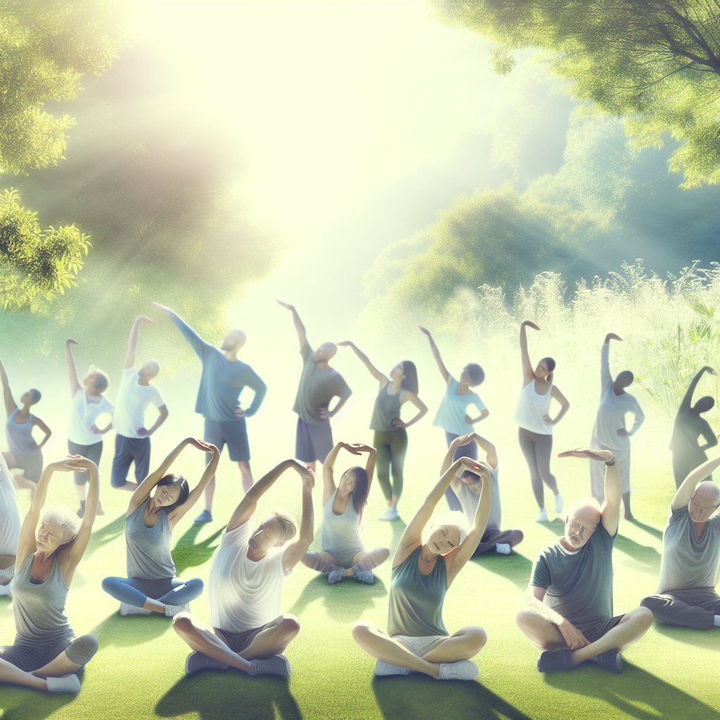 Ilustrace znázorňující téma: Zdraví a fitness