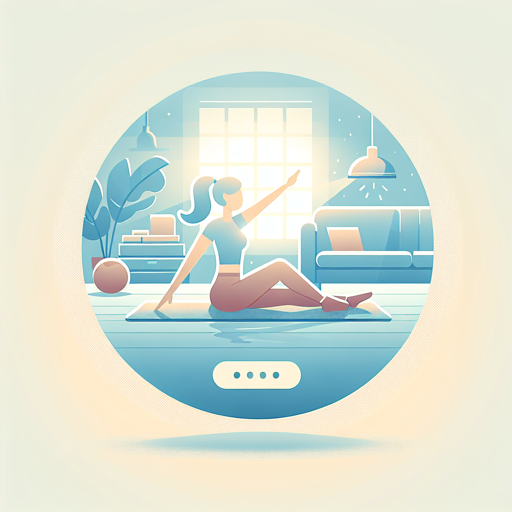 Ilustrace znázorňující téma: Zdraví a wellness