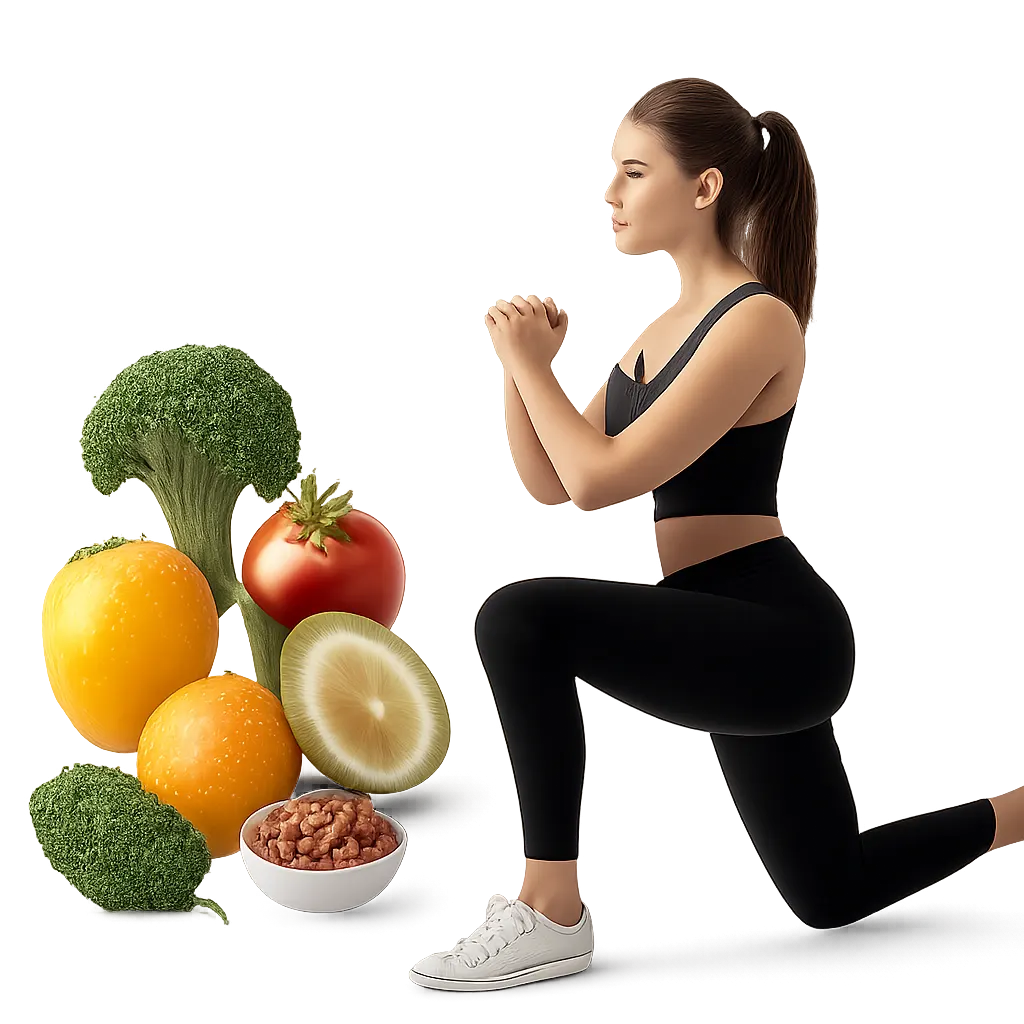 Ilustrace znázorňující téma: Zdraví a wellness