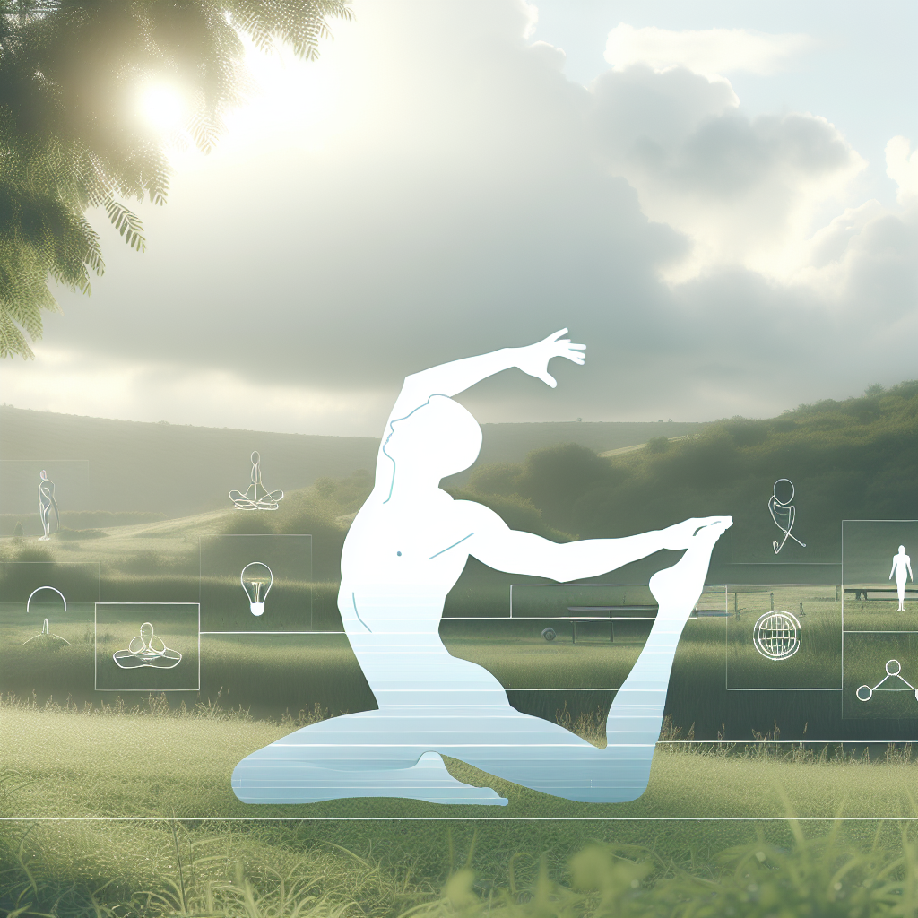 Ilustrace znázorňující téma: Zdraví a wellness
