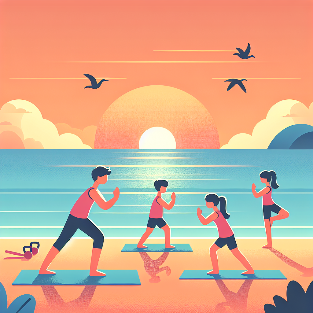 Ilustrace znázorňující téma: Fitness pro děti