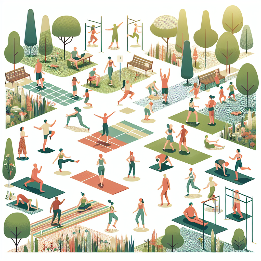 Ilustrace znázorňující téma: Fitness a zdraví