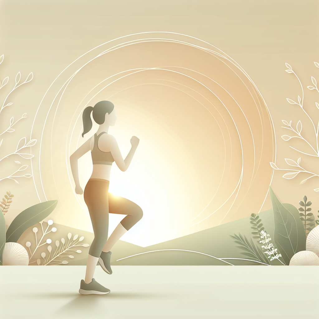 Ilustrace znázorňující téma: Cvičení a zdraví