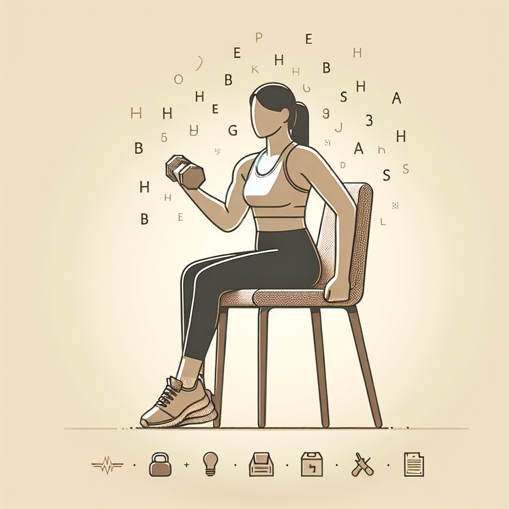Ilustrace znázorňující téma: Zdraví a fitness