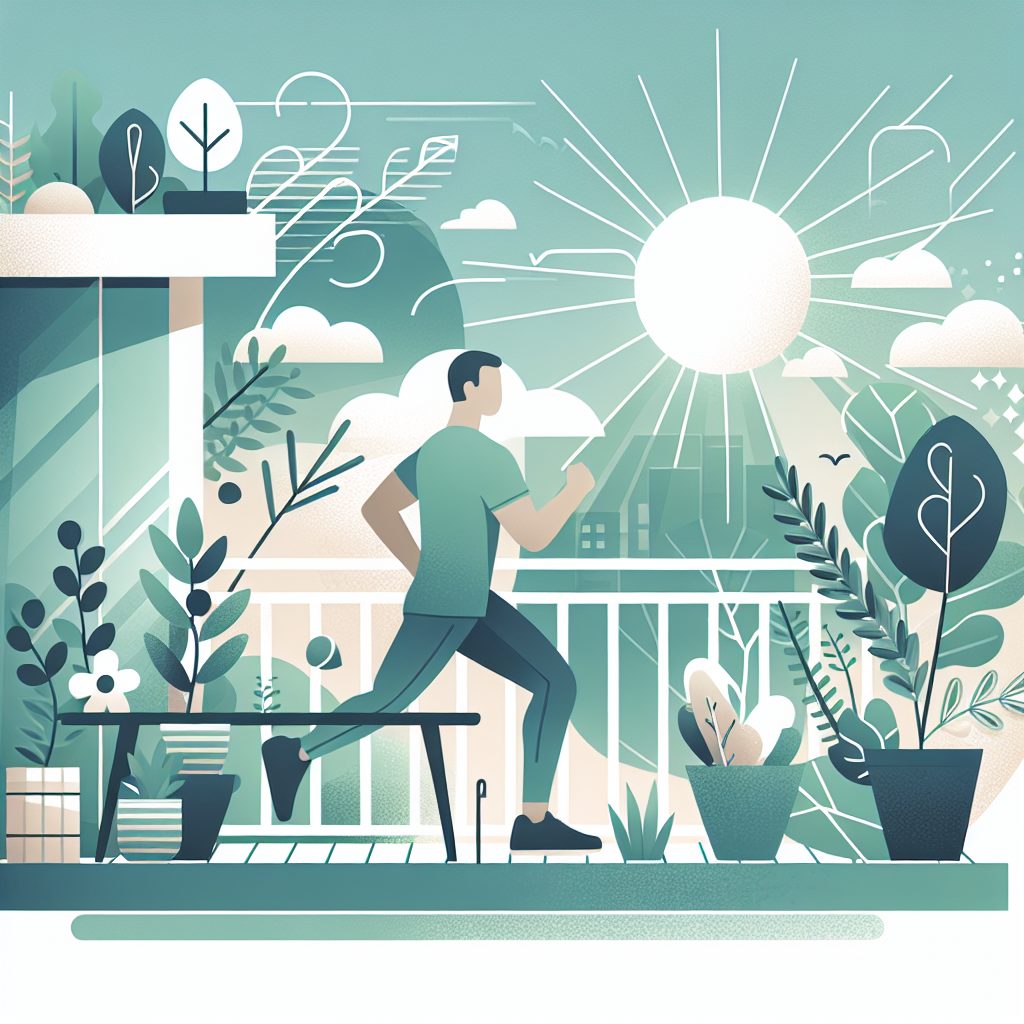 Ilustrace znázorňující téma: Cvičení a zdraví