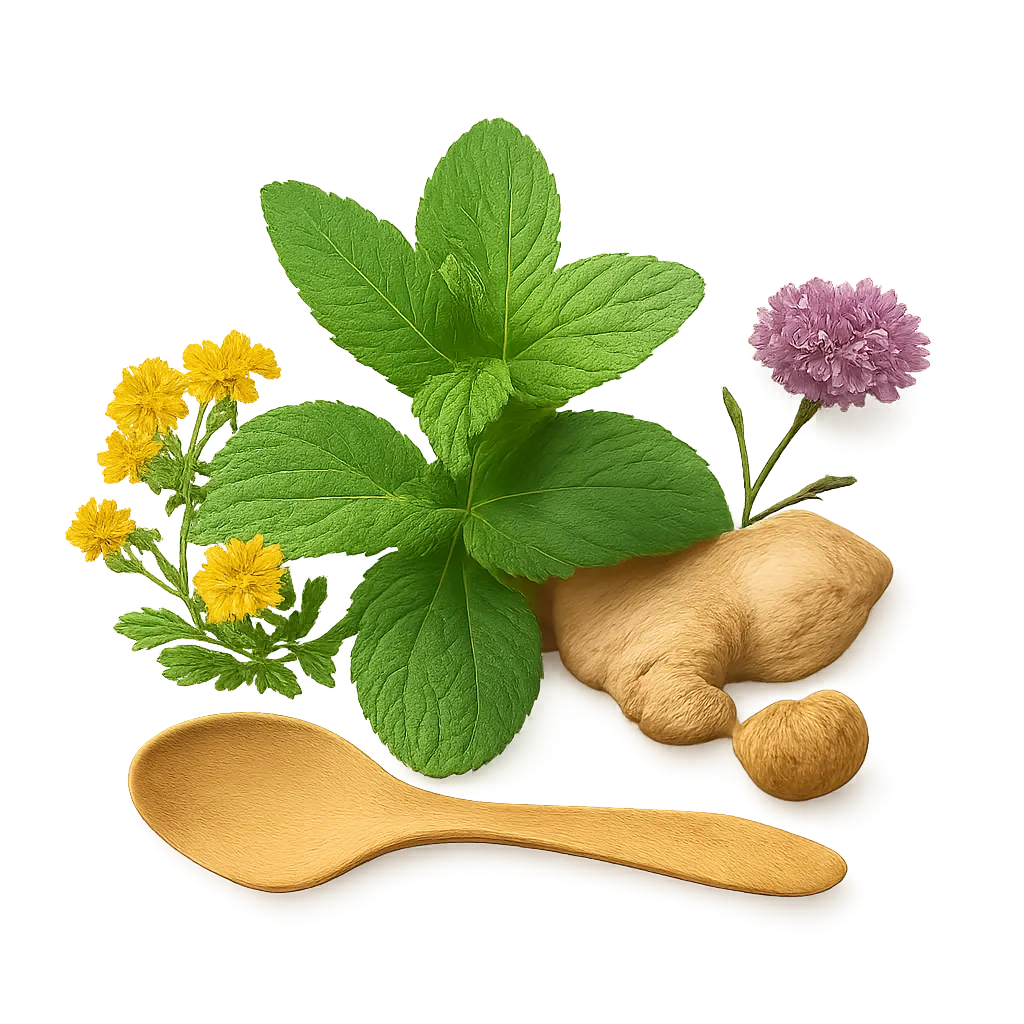 Ilustrace znázorňující téma: Zdraví a wellness