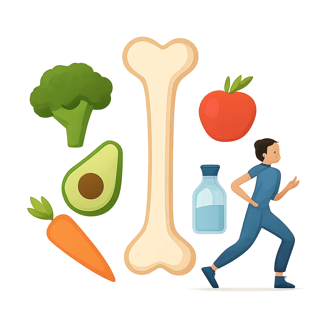 Ilustrace znázorňující téma: Zdraví a wellness