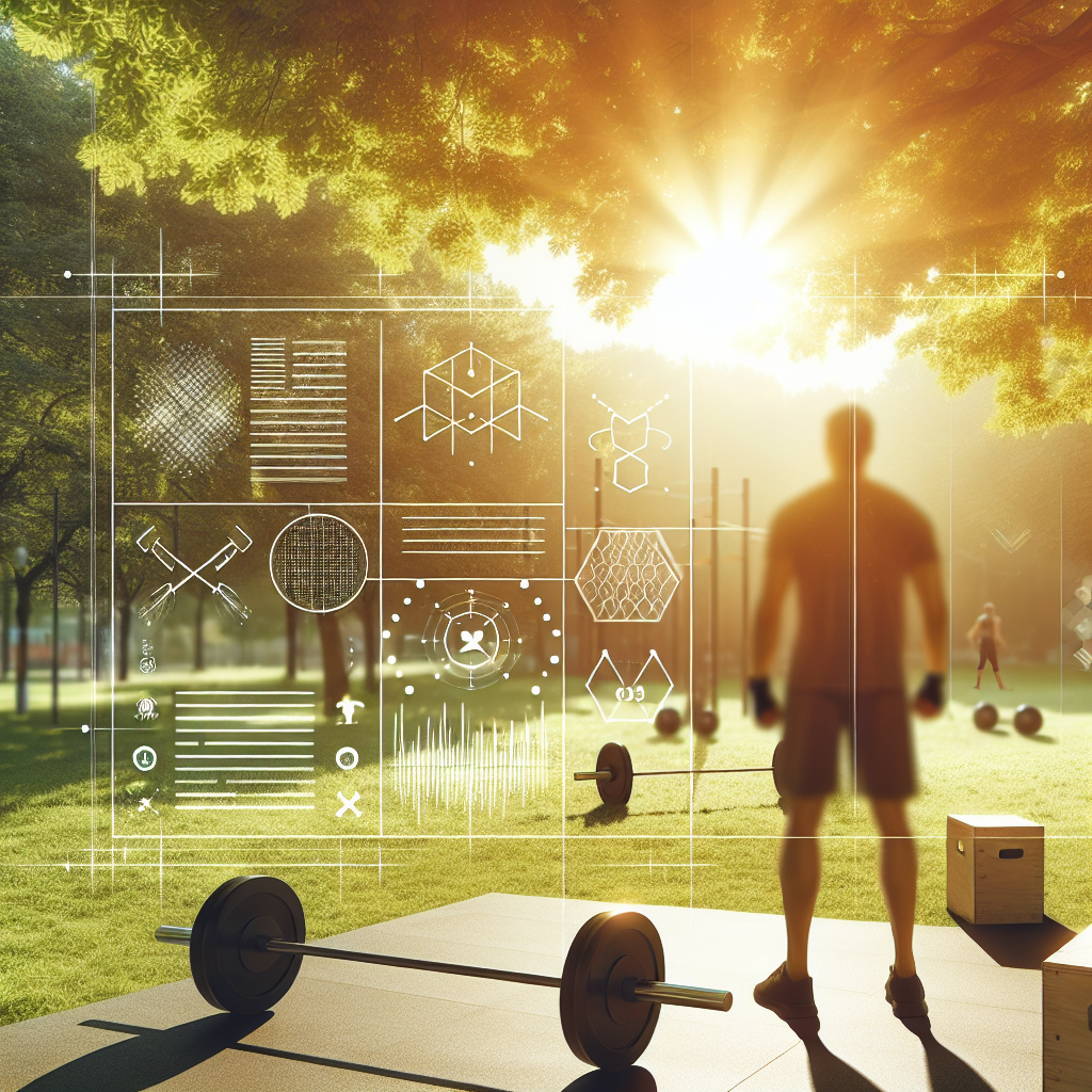 Ilustrace znázorňující téma: Fitness