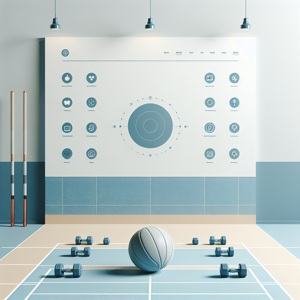 Ilustrace znázorňující téma: Fitness a cvičení