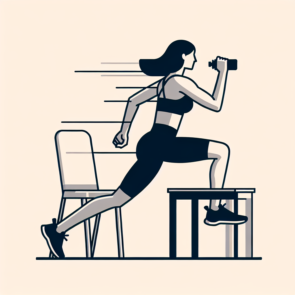 Ilustrace znázorňující téma: Cvičení a fitness