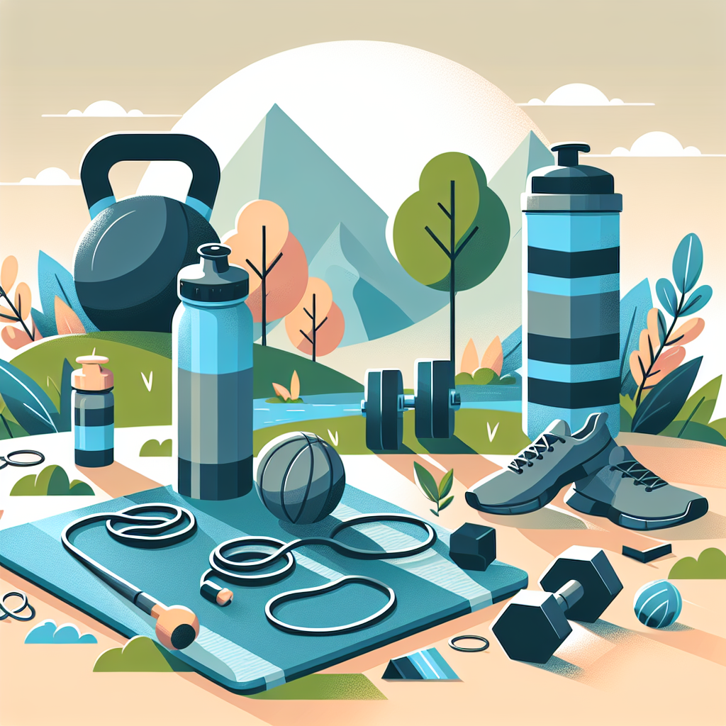 Ilustrace znázorňující téma: crossfit a fitness