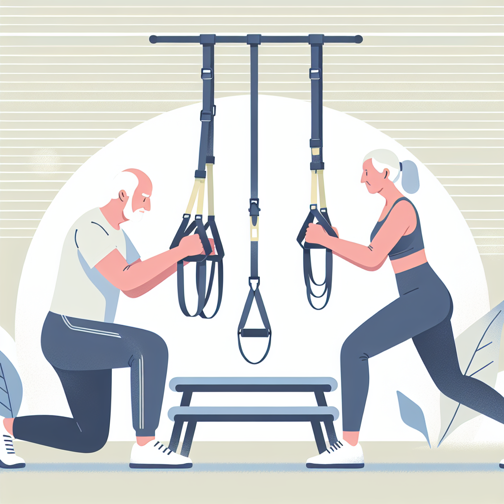 Ilustrace znázorňující téma: Cvičení pro seniory