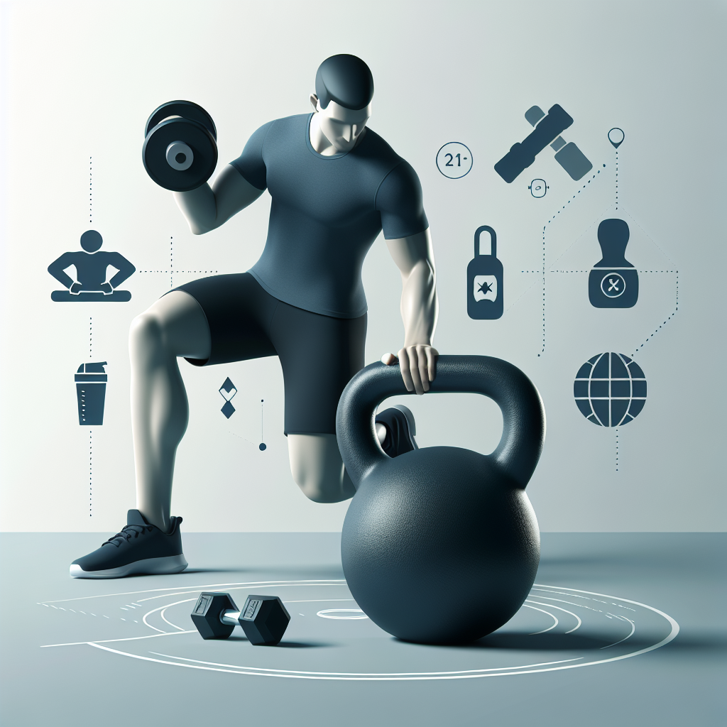 Ilustrace znázorňující téma: Cvičení a fitness