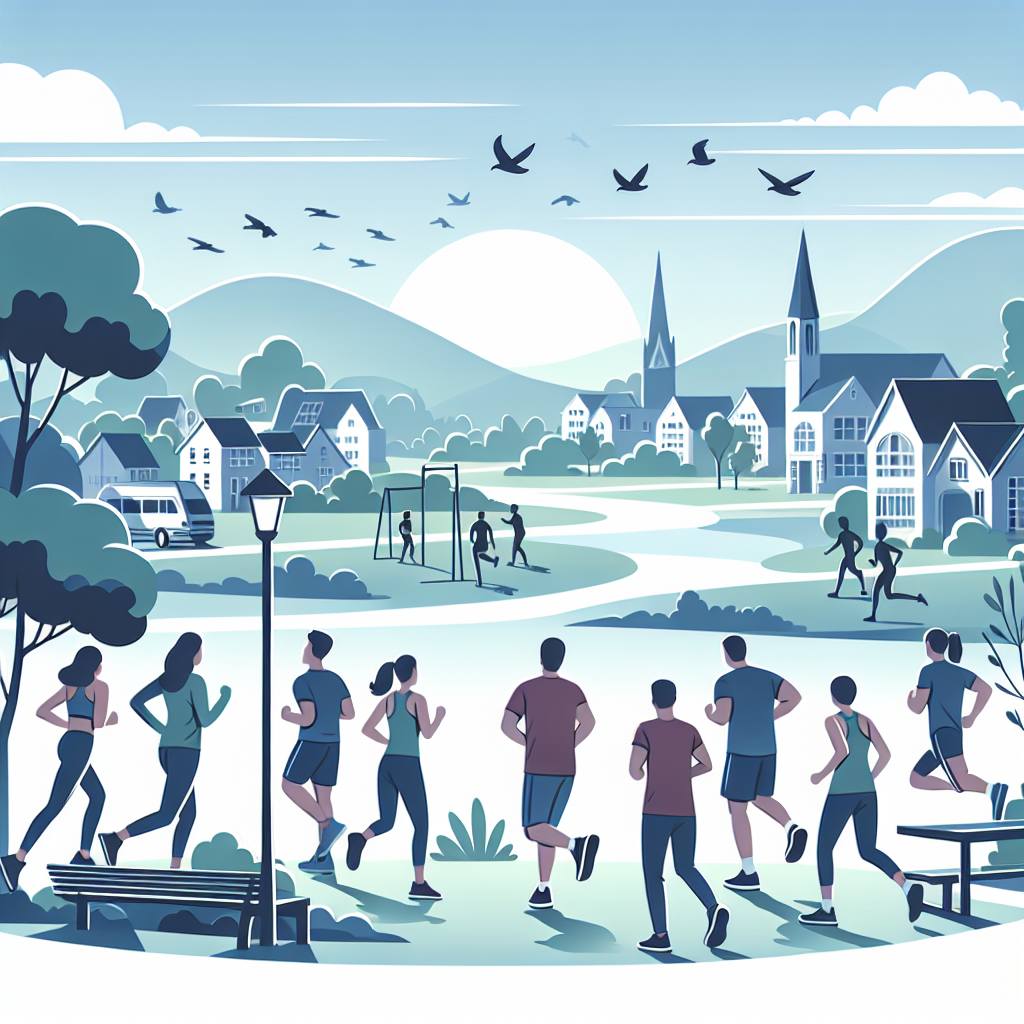 Ilustrace znázorňující téma: Cvičení a sport