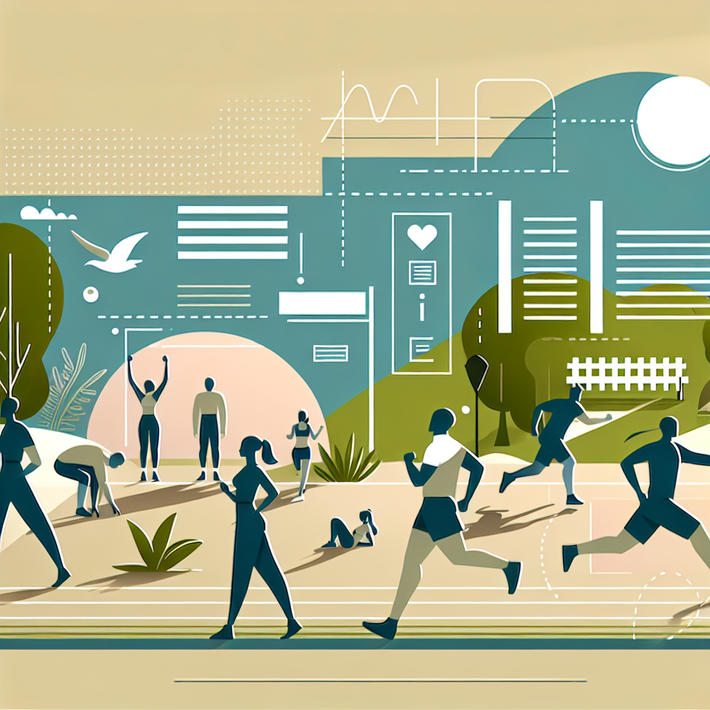 Ilustrace znázorňující téma: Cvičení a fitness
