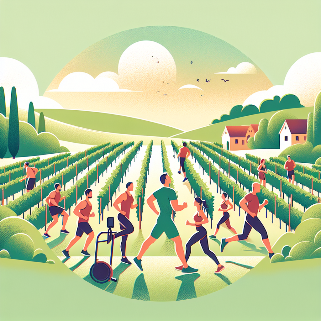 Ilustrace znázorňující téma: Cvičení a fitness