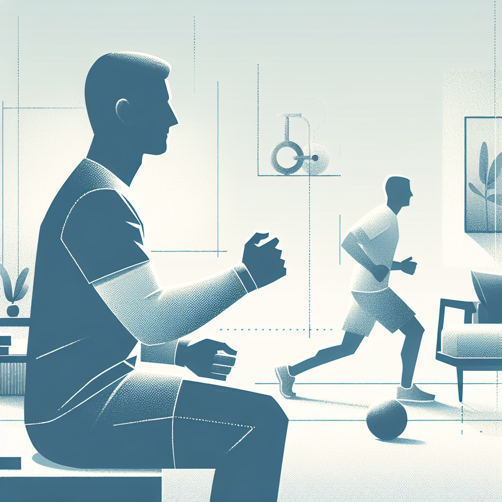 Ilustrace znázorňující téma: Cvičení a fitness