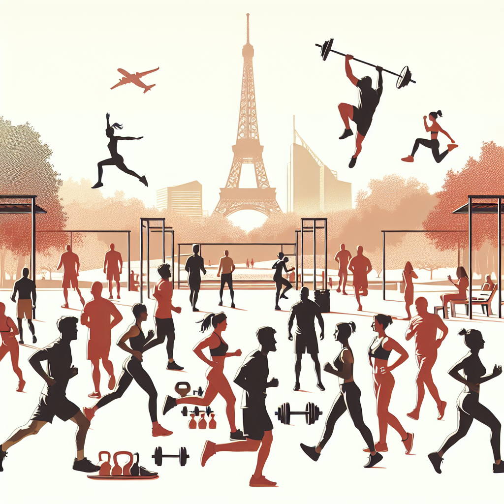 Ilustrace znázorňující téma: Cvičení a fitness