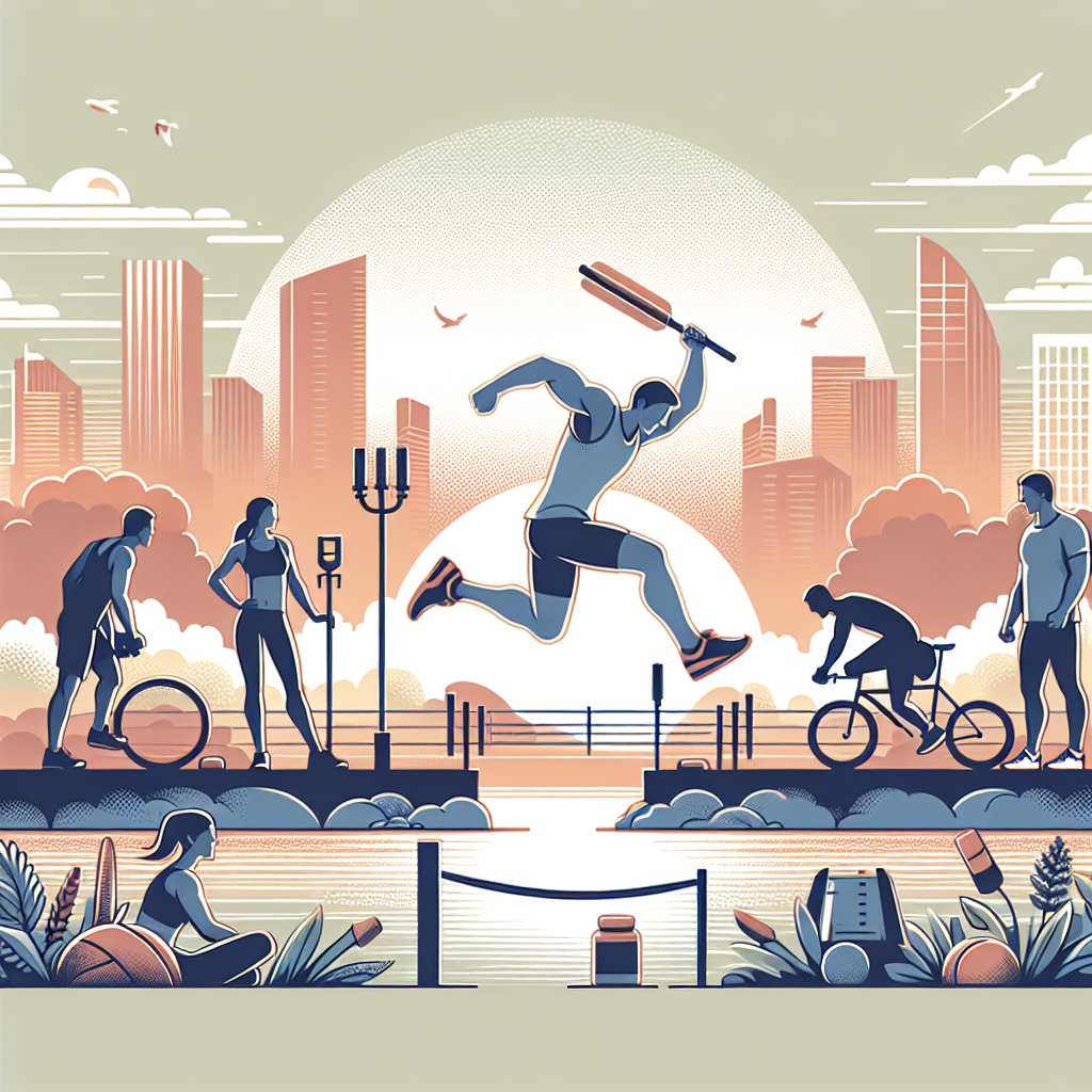 Ilustrace znázorňující téma: Cvičení a fitness