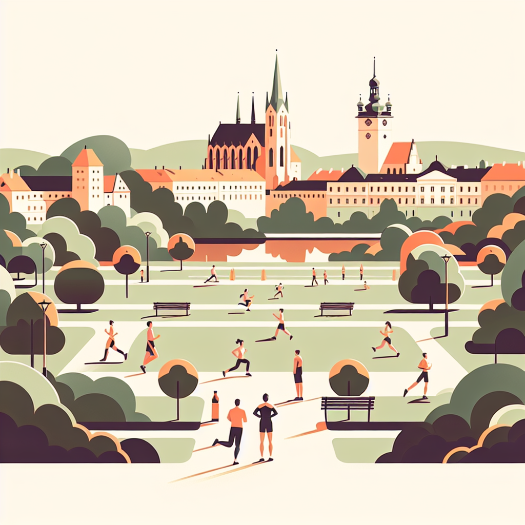 Ilustrace znázorňující téma: Cvičení a zdraví