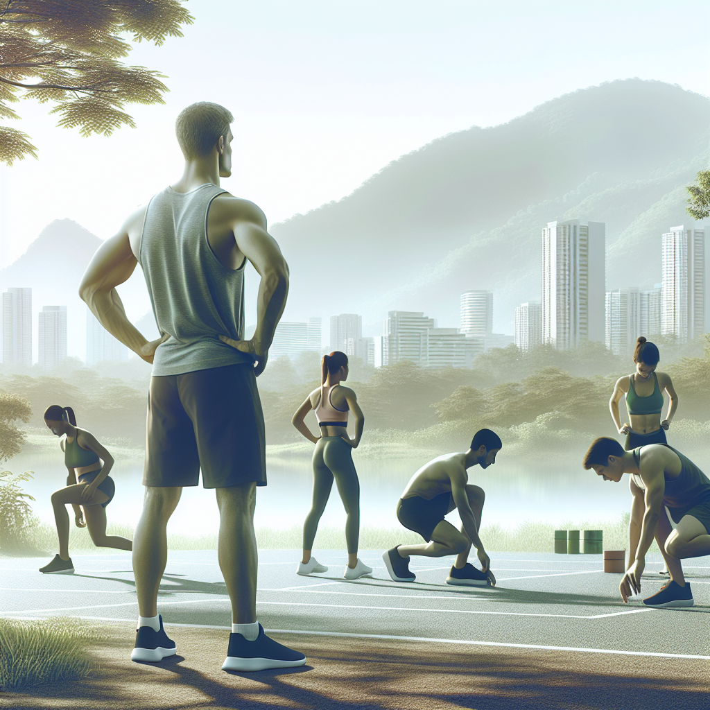 Ilustrace znázorňující téma: Cvičení a fitness