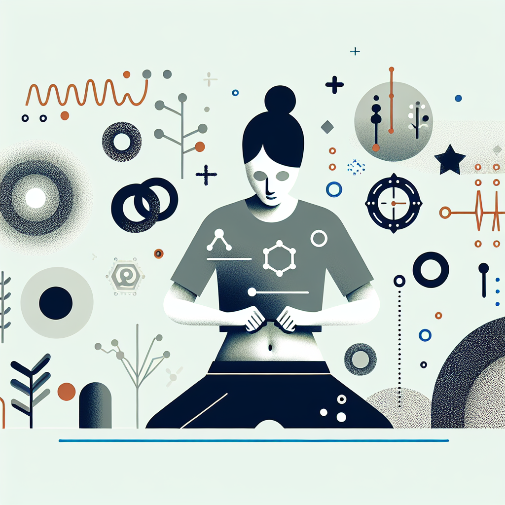 Ilustrace znázorňující téma: Zdraví a fitness