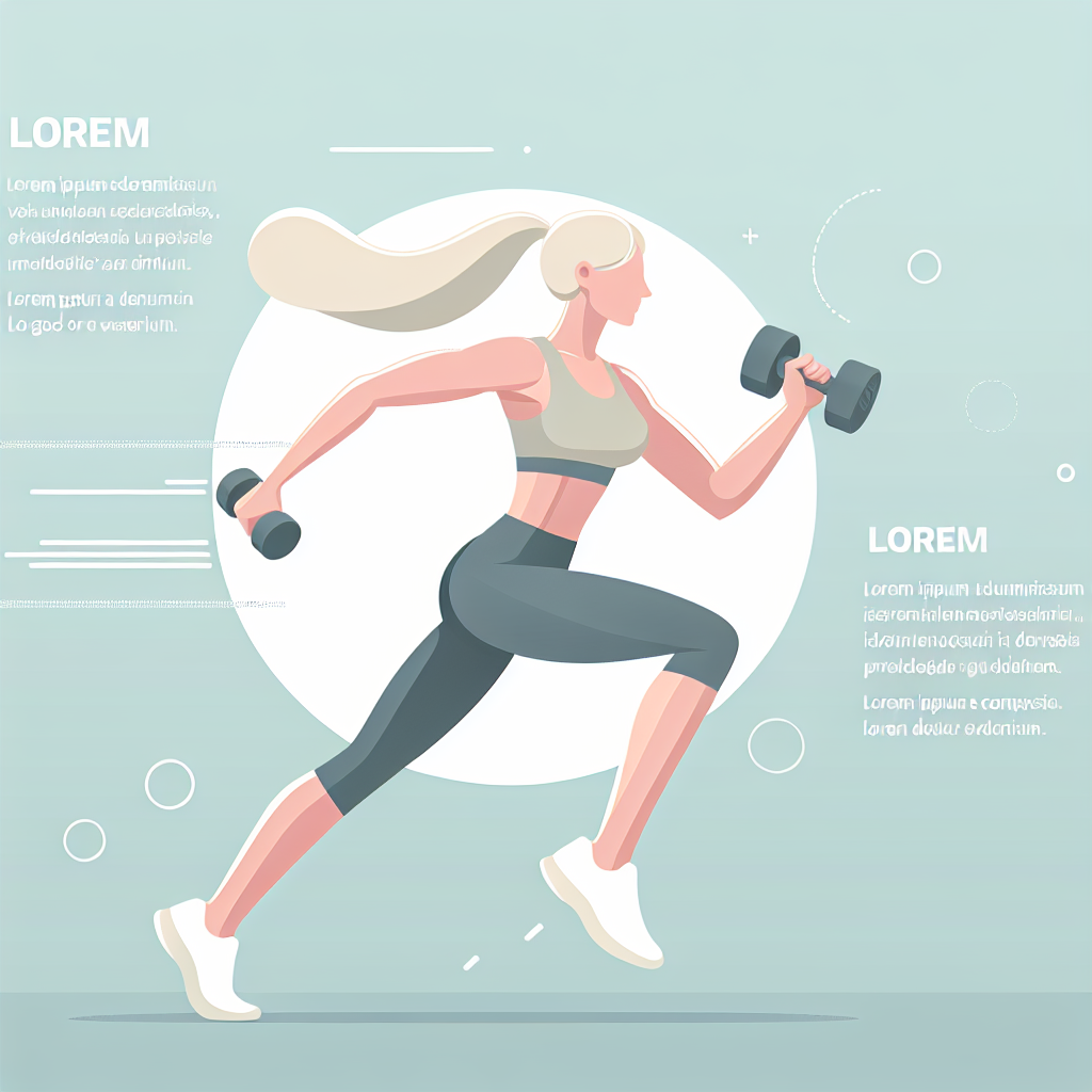 Ilustrace znázorňující téma: Cvičení a fitness