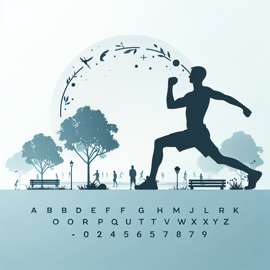 Ilustrace znázorňující téma: Cvičení a fitness